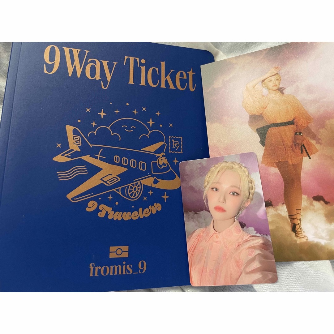 fromis_9 ジホン　トレカセット　9way ticket | フリマアプリ ラクマ