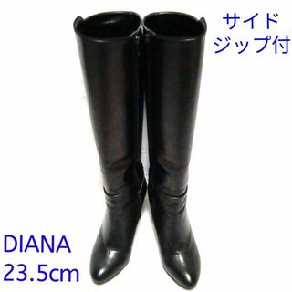 ✤ダイアナ DIANA クロコカタオシ バックルショートブーツ✤23.5㌢✤