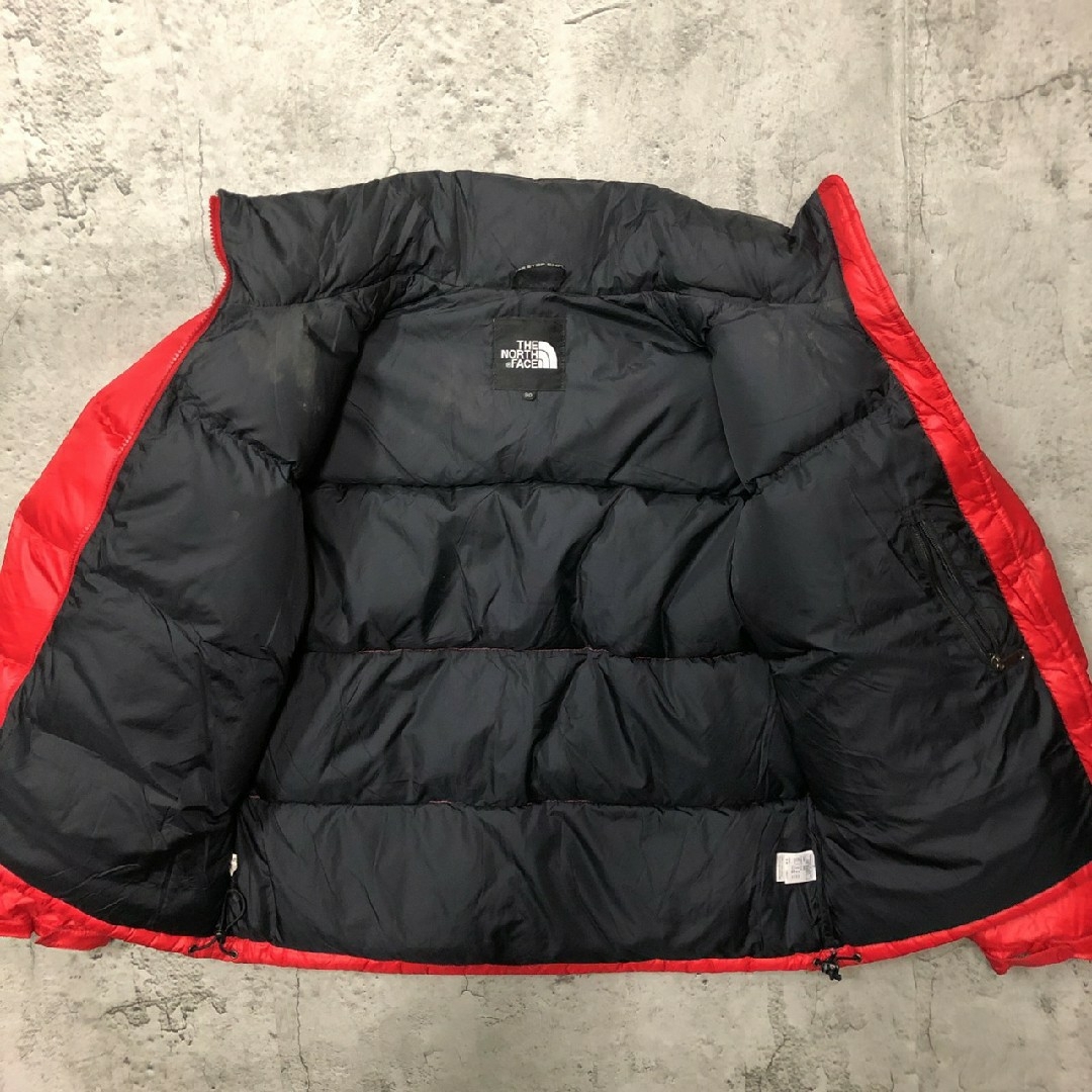 THE NORTH FACE - ザノースフェイス ダウンジャケット レッド メンズS