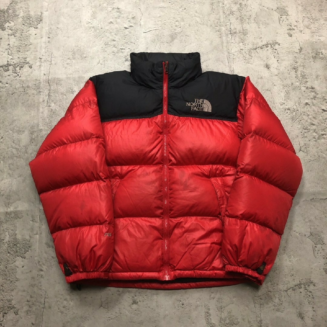 THE NORTH FACE - ザノースフェイス ダウンジャケット レッド メンズS