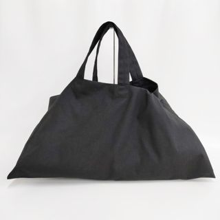 ブラックコムデギャルソン(BLACK COMME des GARCONS)のBLACK COMME des GARCONS 23SS ビッグトートバッグ ナイロンキャンバス 変形 アシメ トートバッグ ブラック メンズ ブラックコムデギャルソン【中古】3-1002G◎(トートバッグ)