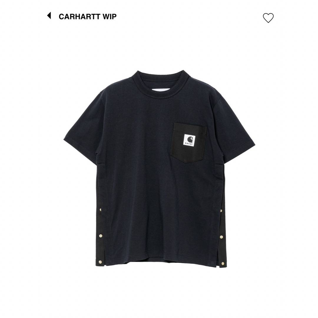 sacai - sacai Carhartt WIP T-shirt D/NAVY サイズ2の通販 by ...