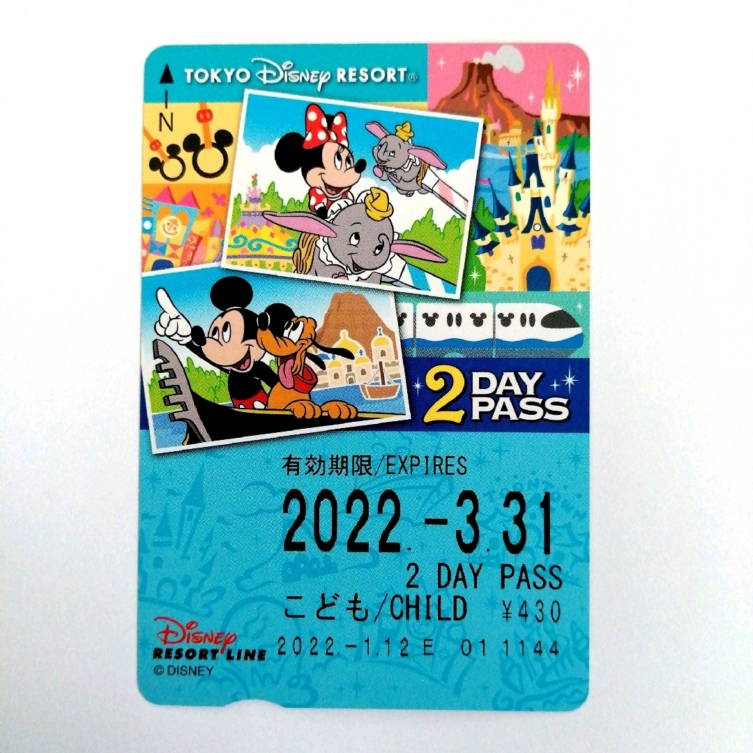 ディズニーリゾートライン2DAYPASS