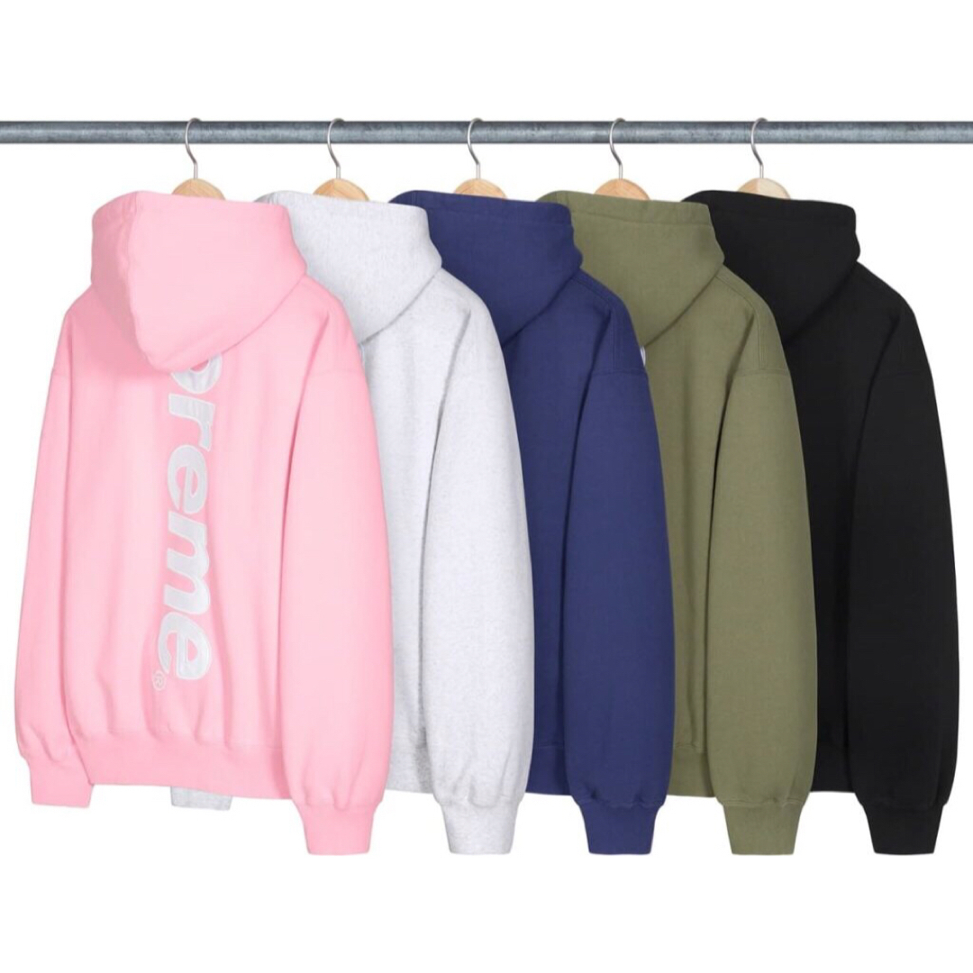 トップスSatin Appliqué Hooded Sweatshirt