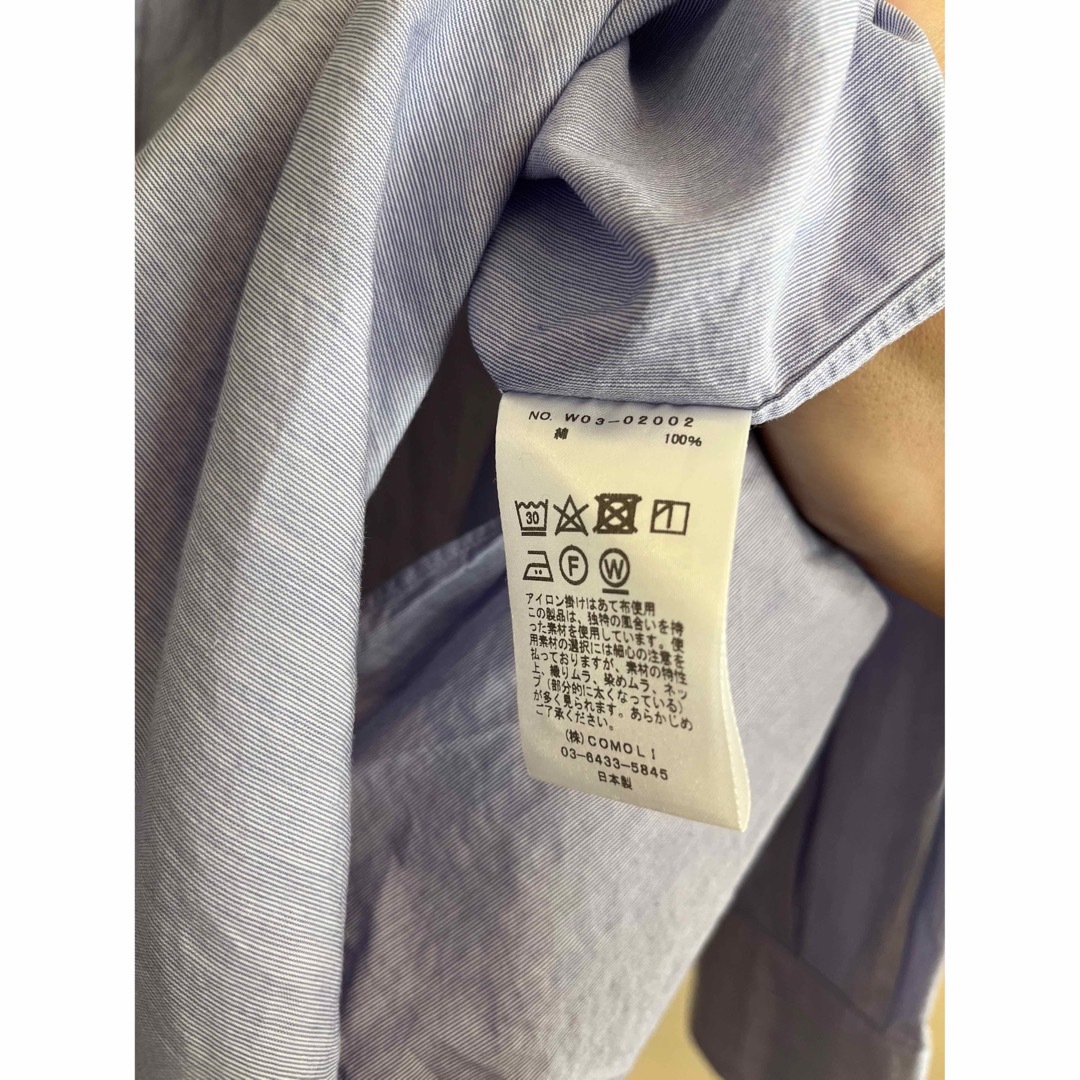 COMOLI コモリ 20SS ベタシャン バンドカラーシャツ　即完売品