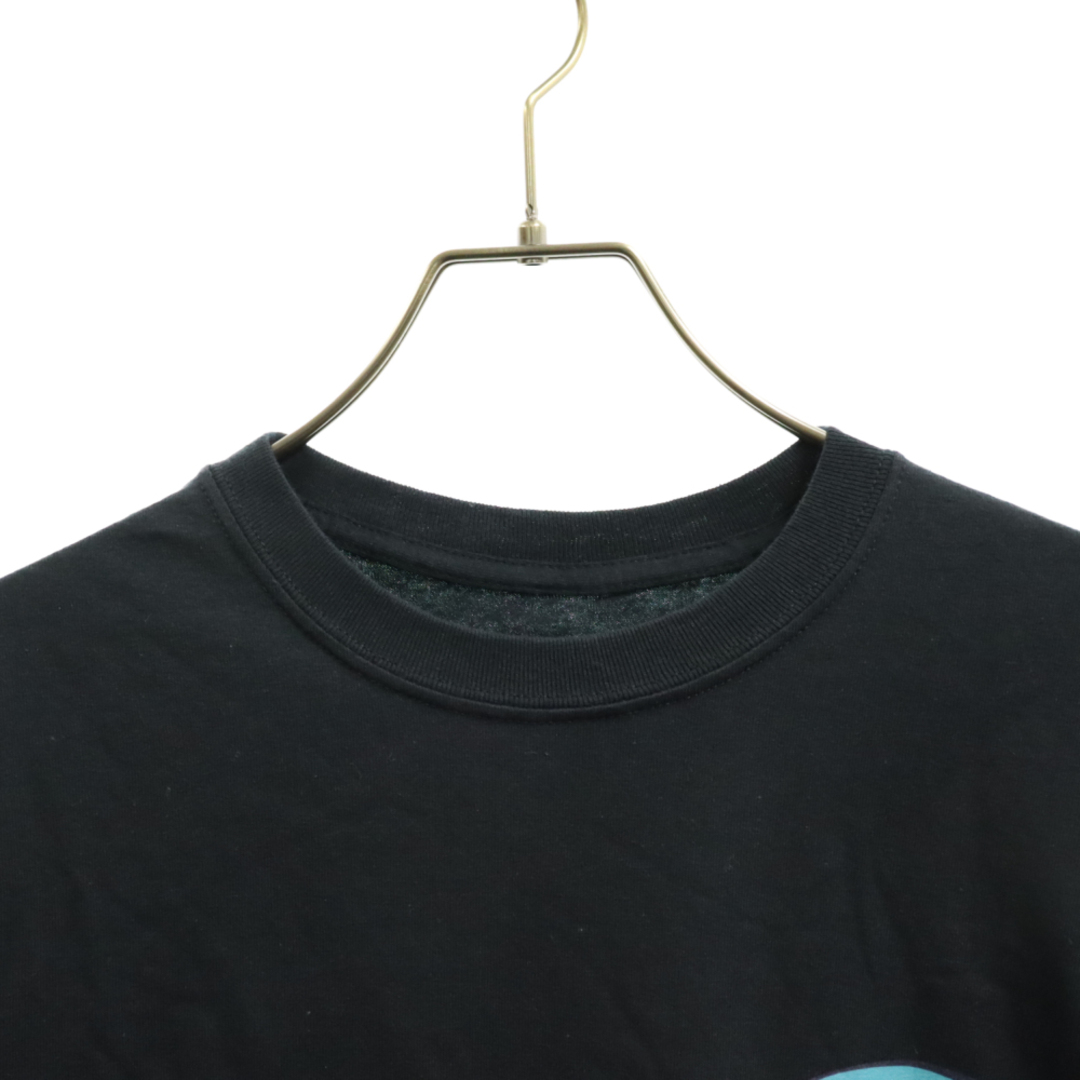 DESCENDANT ディセンダント ×Ron Herman ロンハーマン THINC PROJECT ロゴプリントクルーネック半袖Tシャツ ブラック
