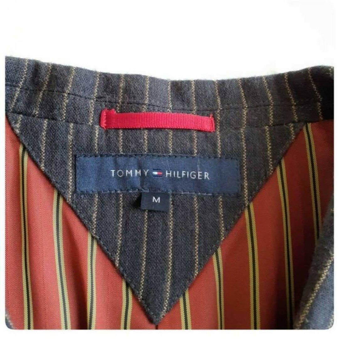 TOMMY HILFIGER メンズ ジャケット ストライプ 美品-