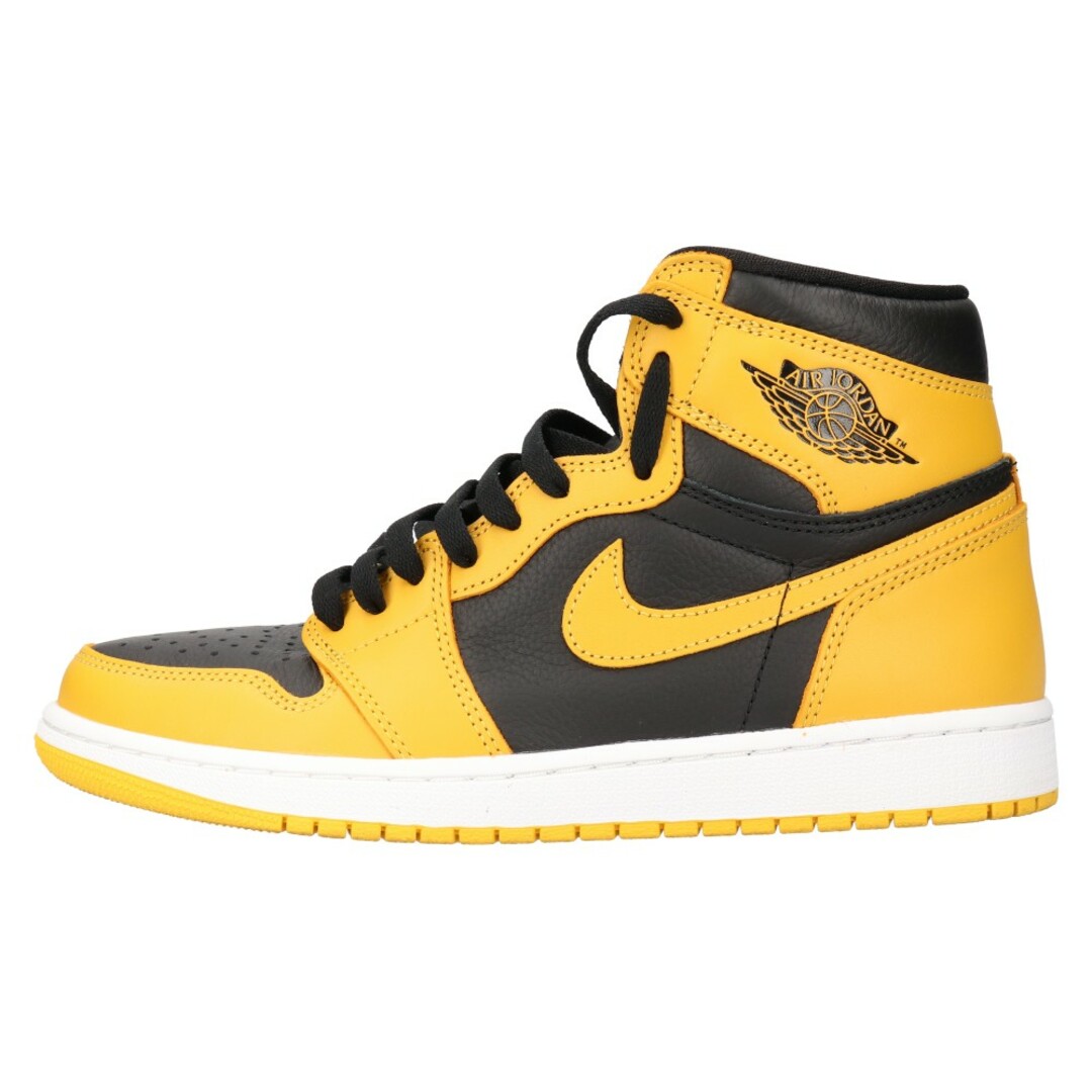 NIKE ナイキ AIR JORDAN1 RETRO HIGH OG Pollen エアジョーダン1 ハイカットスニーカー パラン イエロー/ブラック US9/27.0cm 555088-701