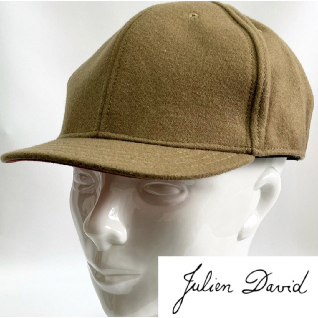 【超美品】Julien David ①ジュリアンディビッド 日本製ウールキャップ