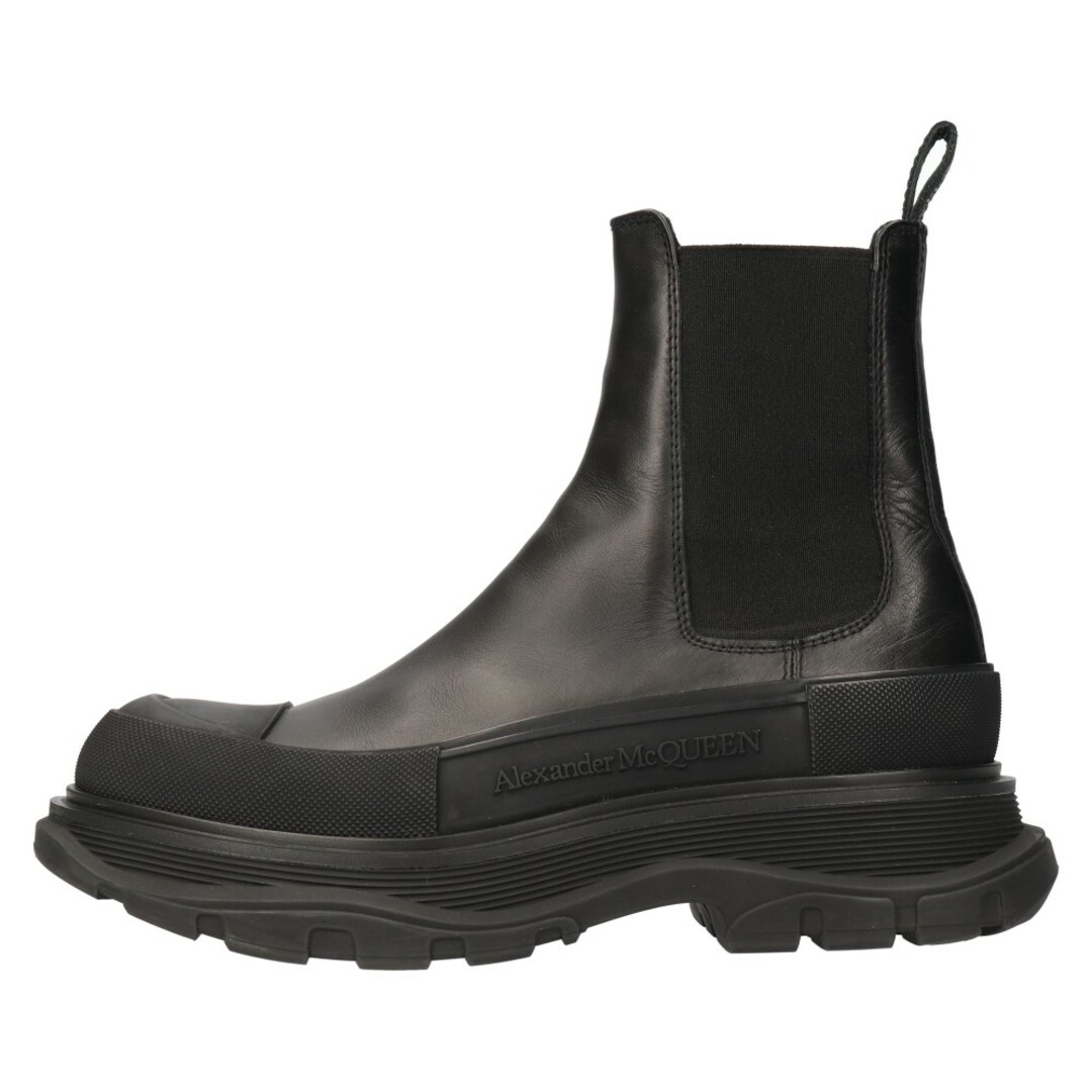 20センチヒールAlexander McQueen アレキサンダーマックイーン TREAD SLICK CHELSEA Boots サイドゴア トレッド スリック チェルシー ブーツ ブラック 635714