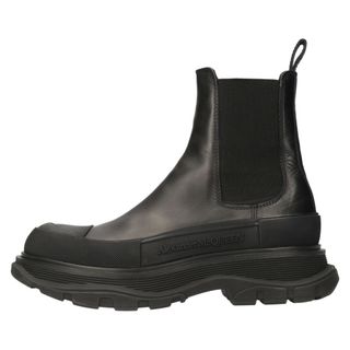 アレキサンダーマックイーン(Alexander McQueen)のAlexander McQueen アレキサンダーマックイーン TREAD SLICK CHELSEA Boots サイドゴア トレッド スリック チェルシー ブーツ ブラック 635714(ブーツ)