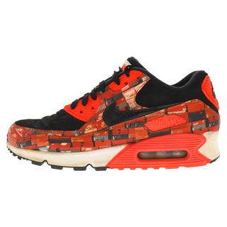 ナイキ(NIKE)のNIKE ナイキ ×atmos AIR MAX 90 PRNT WE LOVE エア マックス プリント ウィー ラブ ローカットスニーカー レッド 27cm/US9 AQ0926-001(スニーカー)