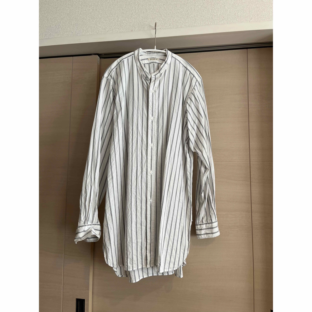 ユーゲン HEUGN ROB Stripe Band Shirt-