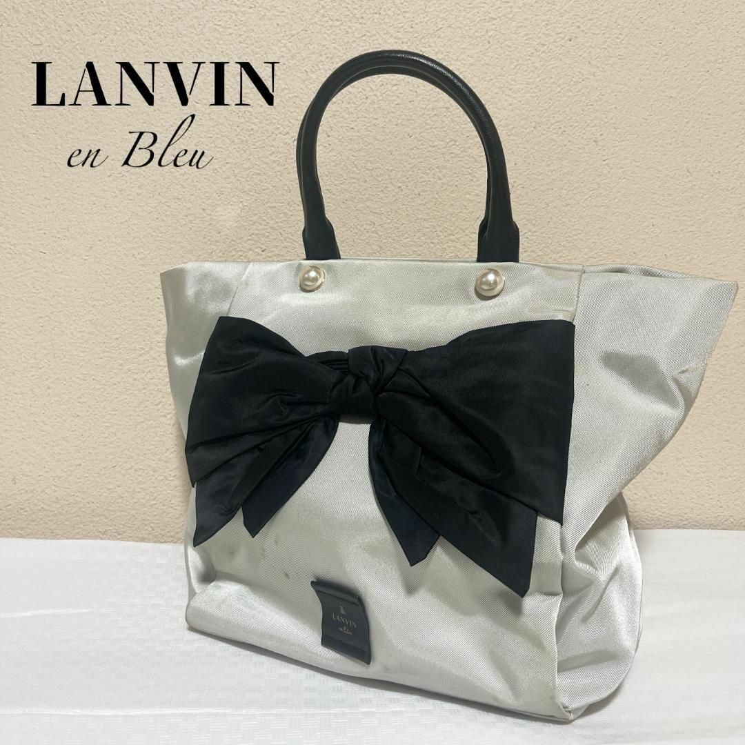LANVIN en Bleu - レア✨LANVIN enBleuランバンセミショルダーバッグ
