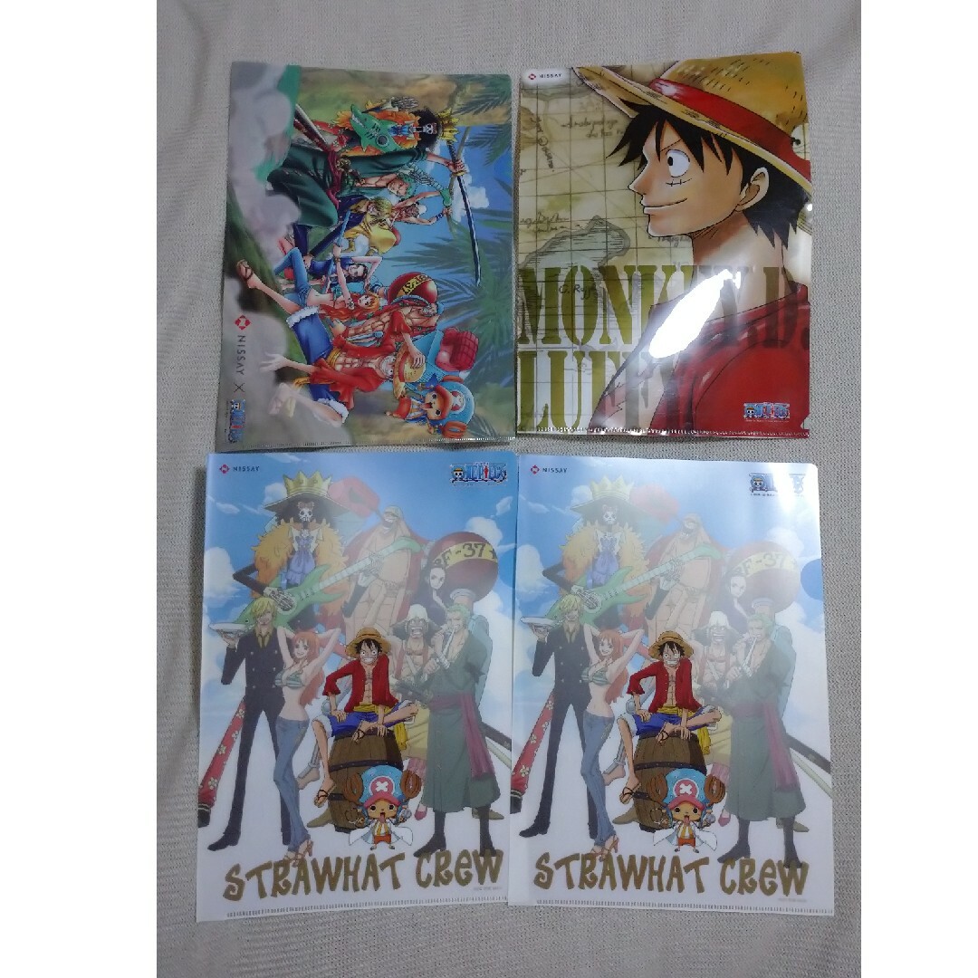 ワンピース ONE PIECE ファイル セット クリアファイル 限定品 エンタメ/ホビーのアニメグッズ(クリアファイル)の商品写真