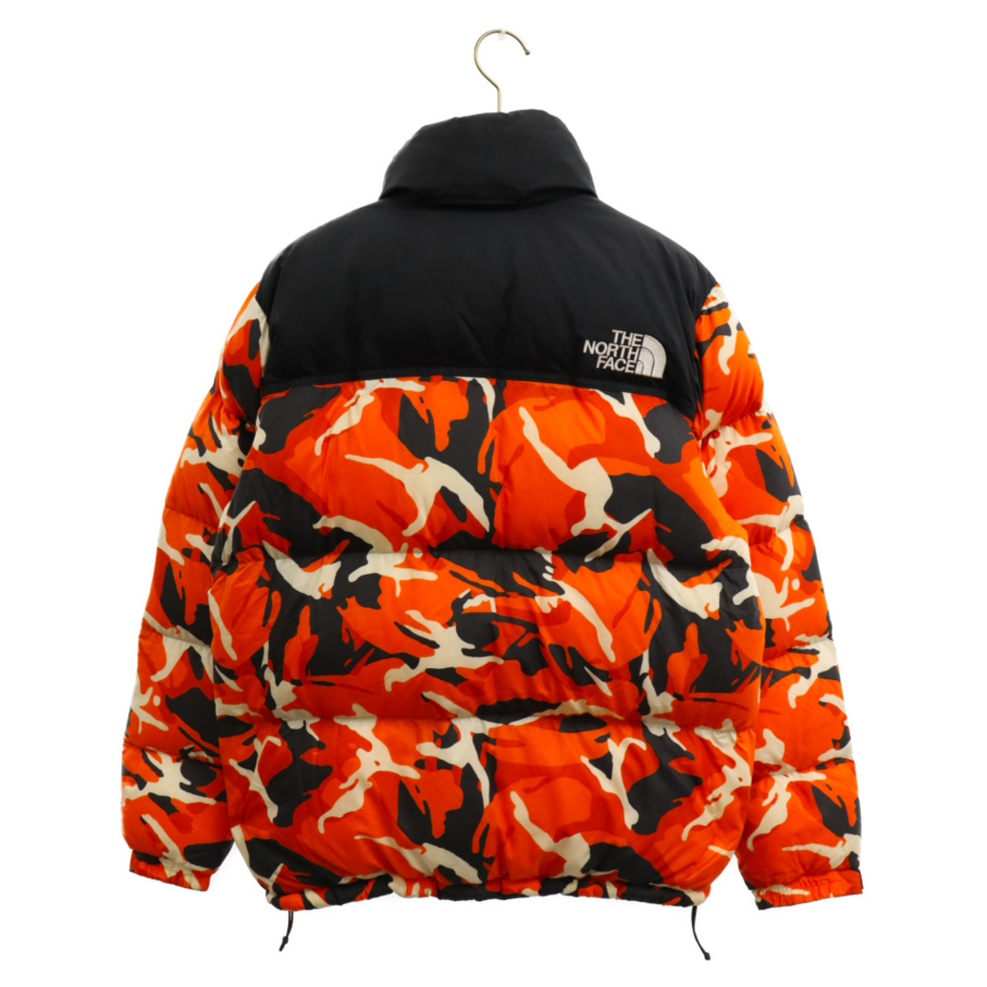 THE NORTH FACE ザノースフェイス NOVELTY NUPTSE JACKET ND91842 ノベルティヌプシ ジップアップナイロンダウンジャケット 迷彩 カモフラ ND91842 オレンジ