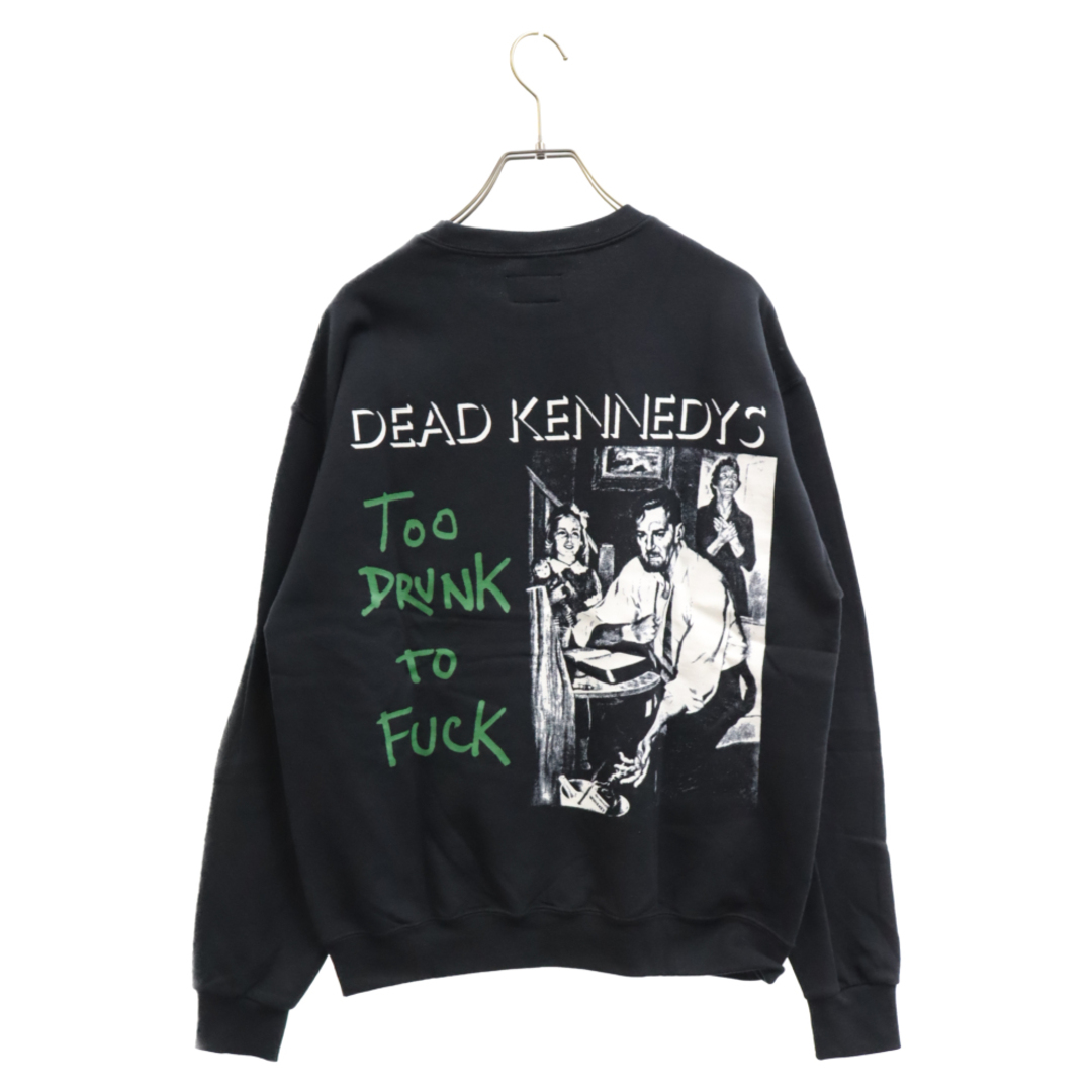 WACKO MARIA ワコマリア 23AW DEAD KENNEDYS CREWNECK SWEAT SHIRT デッドケネディーズ プルオーバー クルーネックスウェットシャツ トレーナー ブラック