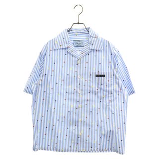 PRADA コットン ロゴ プラーク Tシャツ