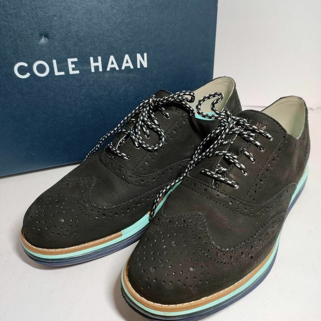 新品未使用品、箱付きCOLE HAAN コールハーン 黒パンプス 23.5センチ