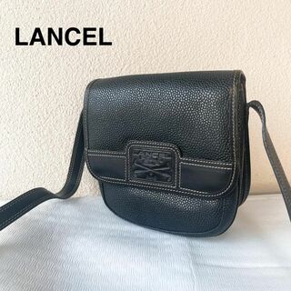 ランセル(LANCEL)のレア✨LANCELランセルショルダーバッグハンドバッグブラック黒レザー(ショルダーバッグ)