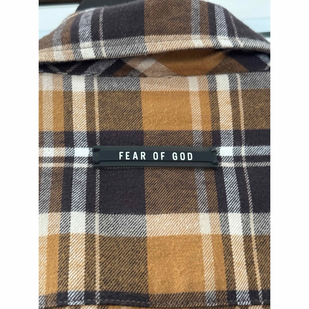 FEAR OF GOD 中綿入りオーバーサイズチェックシャツ
