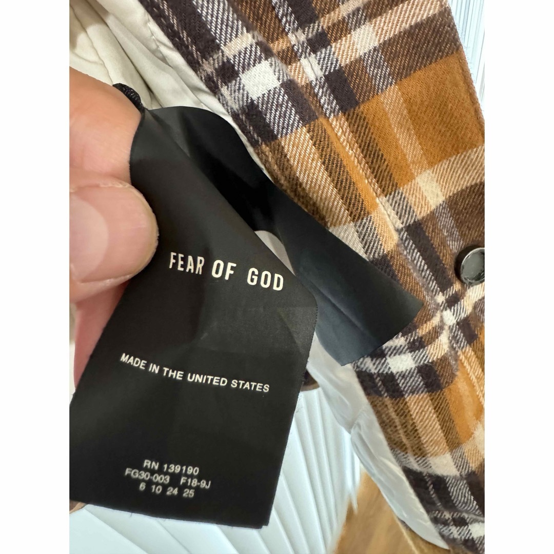 FEAR OF GOD(フィアオブゴッド)のFEAR OF GOD 中綿入りオーバーサイズチェックシャツ メンズのトップス(シャツ)の商品写真