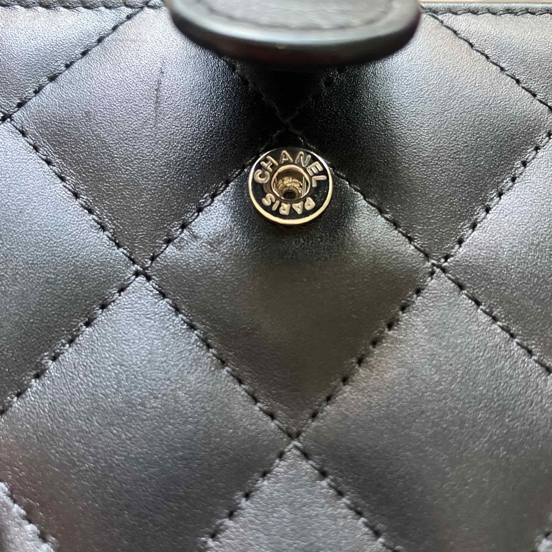 希少✨未使用級✨シャネル カンボンライン Wホック 二つ折り財布 廃盤大人気商品