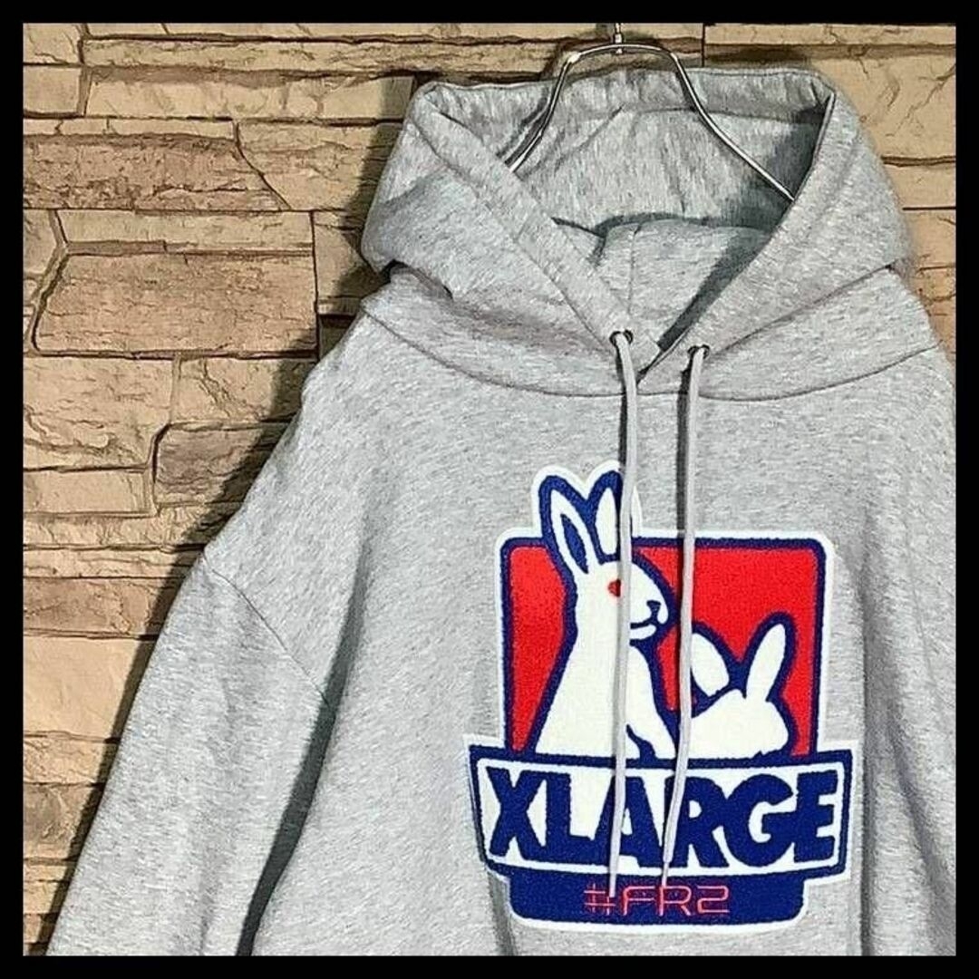 【限定コラボ】FR2×XLARGE ビックパイルロゴ 入手困難 希少パーカー | フリマアプリ ラクマ