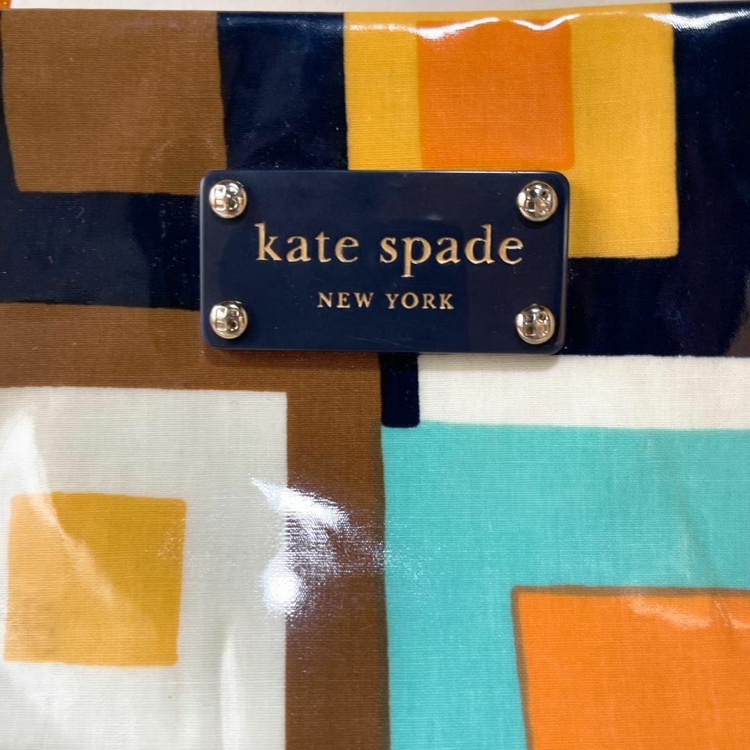 レア✨Kate Spadeケイトスペードハンドバッグトートバッグイエローネイビー 6