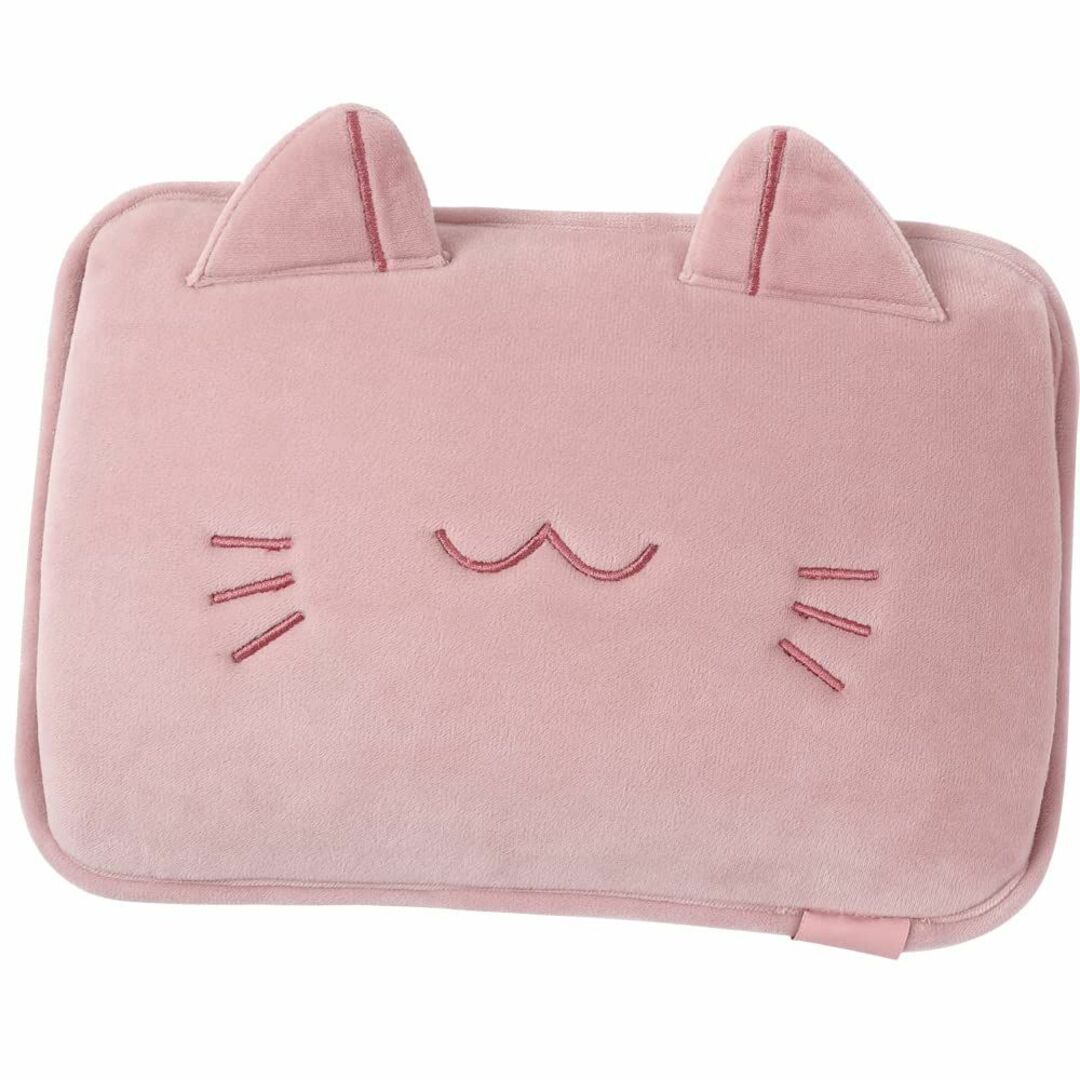 【色: 手が入る形(猫,ピンク)】TAPREAK 湯たんぽ 充電式 ゆたんぽ 蓄