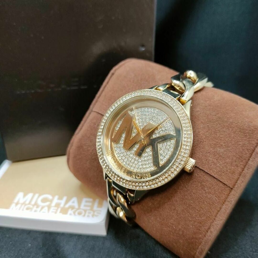 MICHAEL KORS マイケルコース ツイスト ゴールド バングルウォッチ | フリマアプリ ラクマ