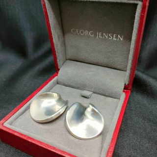 GEORG JENSEN ジョージジェンセン 50B ぶどうの葉 グレープリーフ イヤリング シルバー925