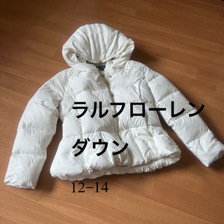 【美品】ラルフローレン　薄型軽量ダウンコート　ネイビー