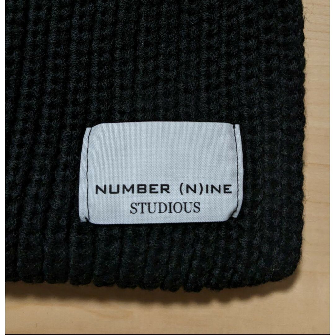 NUMBER (N)INE(ナンバーナイン)の新品 NUMBER(N)INE STUDIOUS コラボ スヌード ブラック メンズのファッション小物(ネックウォーマー)の商品写真