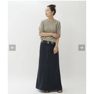 プラージュ(Plage)のPlage Healthy denim スカート(ロングスカート)