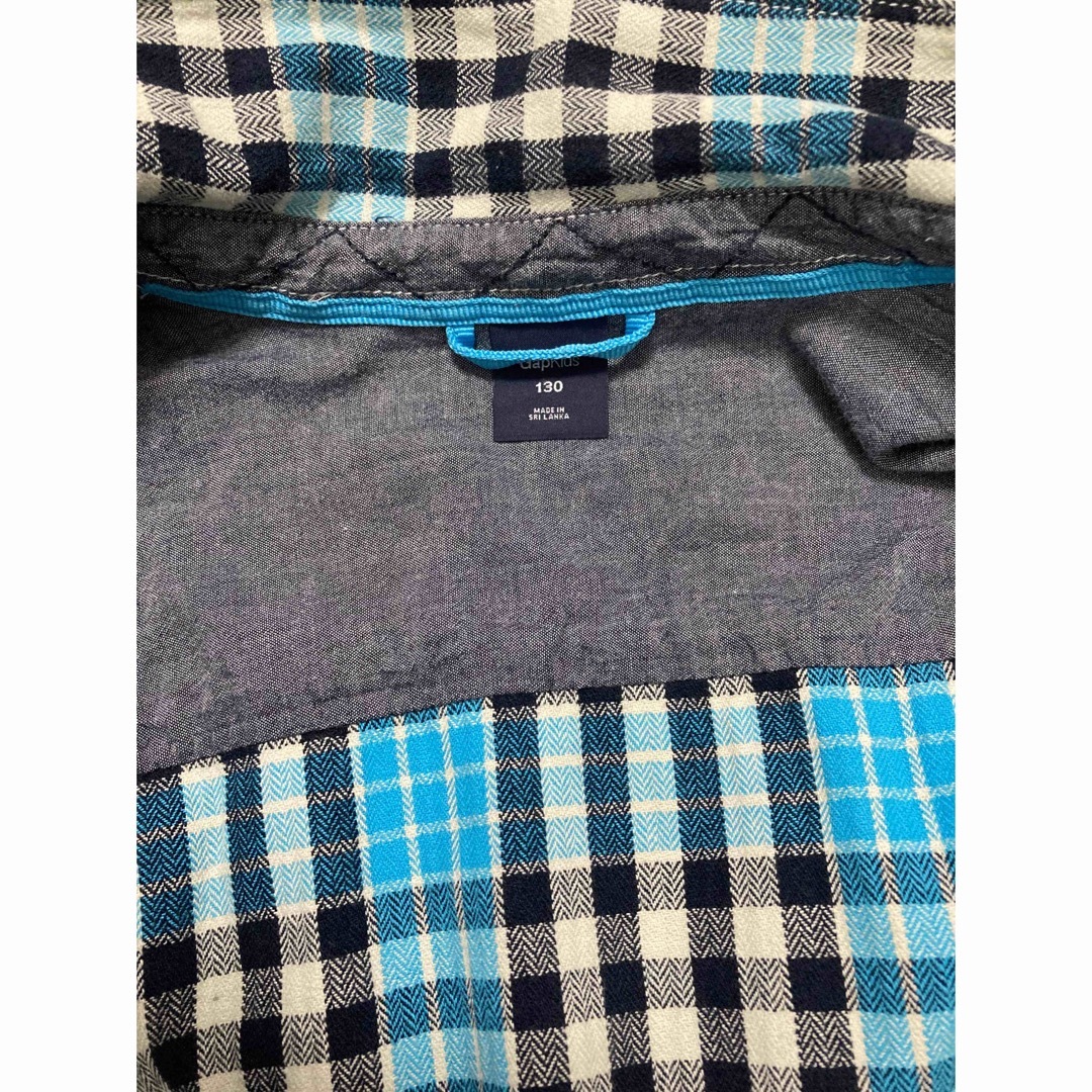 GAP(ギャップ)のGAP チェックシャツ キッズ/ベビー/マタニティのキッズ服男の子用(90cm~)(ブラウス)の商品写真