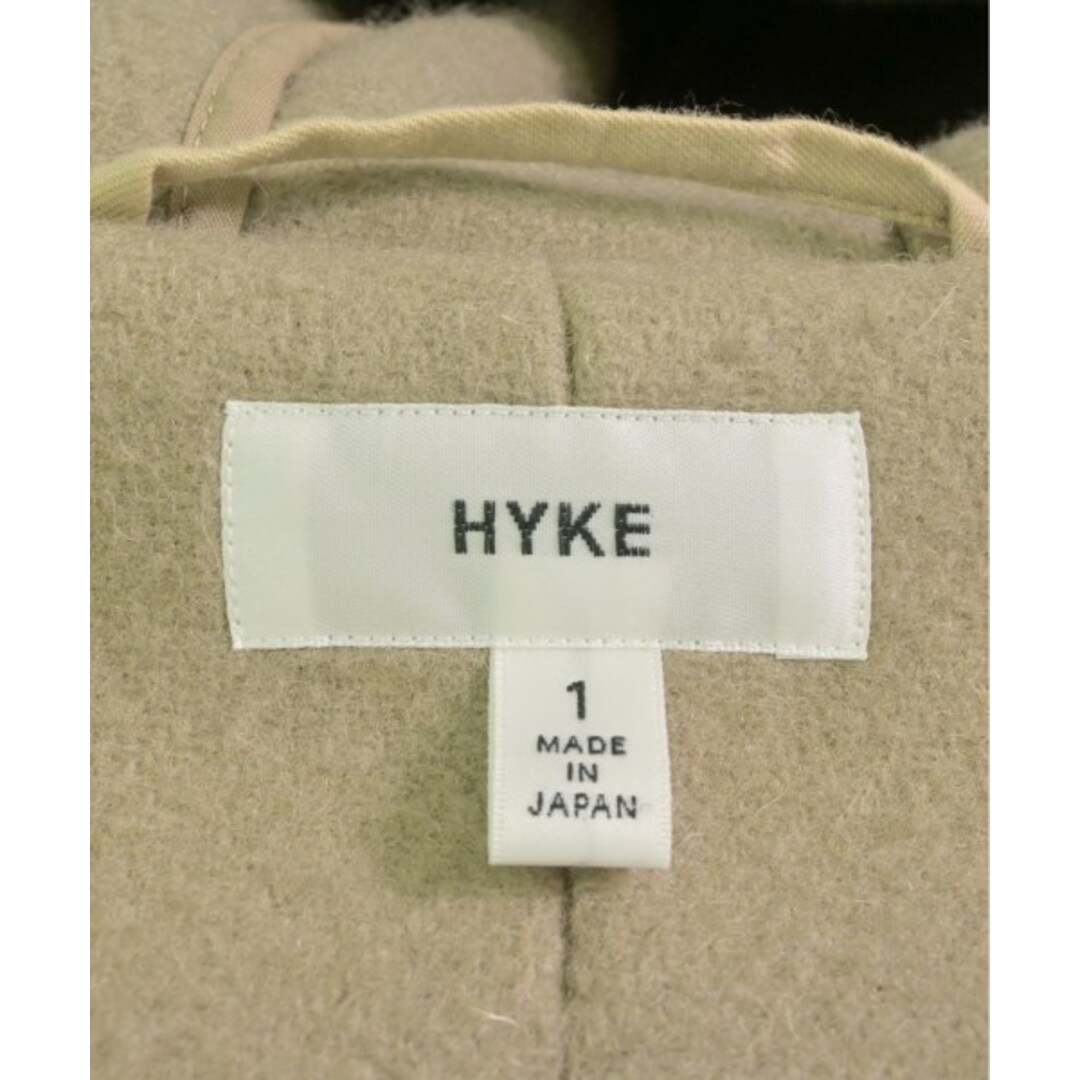 HYKE(ハイク)のHYKE ハイク ダッフルコート 1(S位) 茶 【古着】【中古】 レディースのジャケット/アウター(ダッフルコート)の商品写真