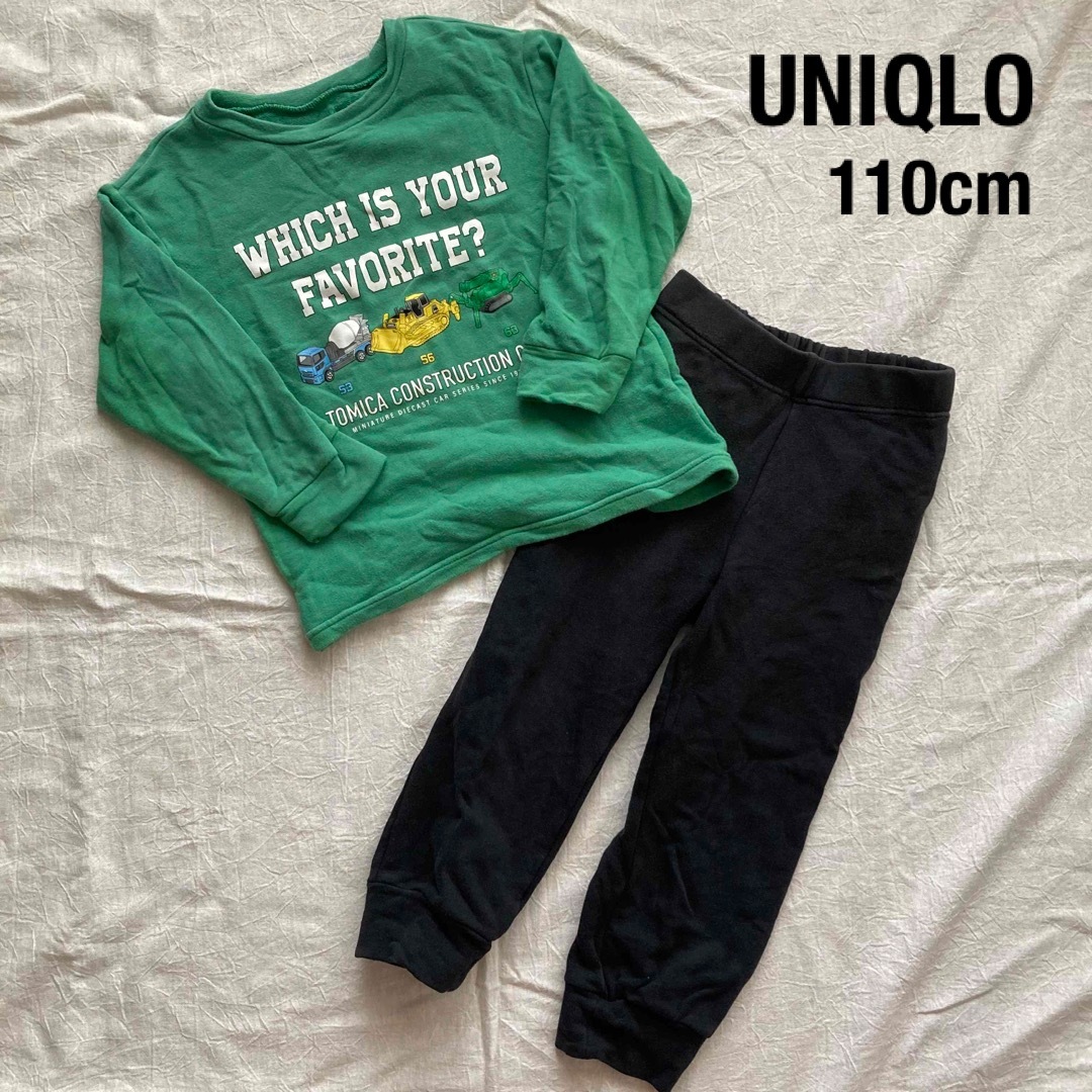 UNIQLO(ユニクロ)のUNIQLO☆パジャマ トミカ  車柄 キッズ/ベビー/マタニティのキッズ服男の子用(90cm~)(パジャマ)の商品写真