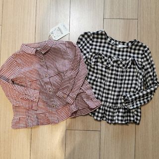 ザラキッズ(ZARA KIDS)のZARA KIDSザラキッズブラウス2枚セット(Tシャツ/カットソー)