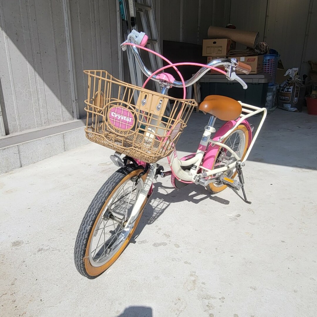 16インチ　子供自転車　補助輪付き　送料込み