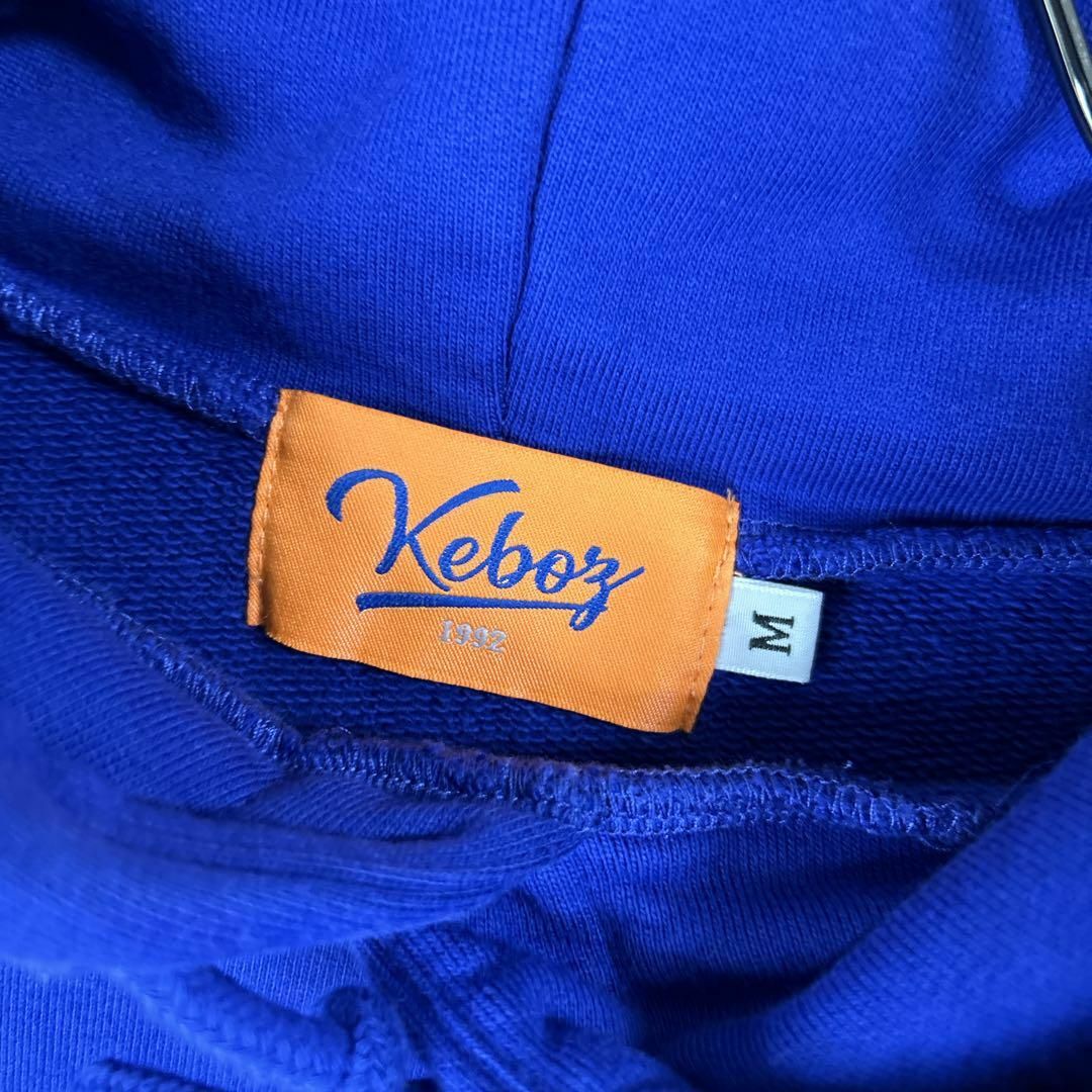 KEBOZ ケボズ パーカー フーディ サークル刺繍ロゴ 人気デザイン 両面刺繍