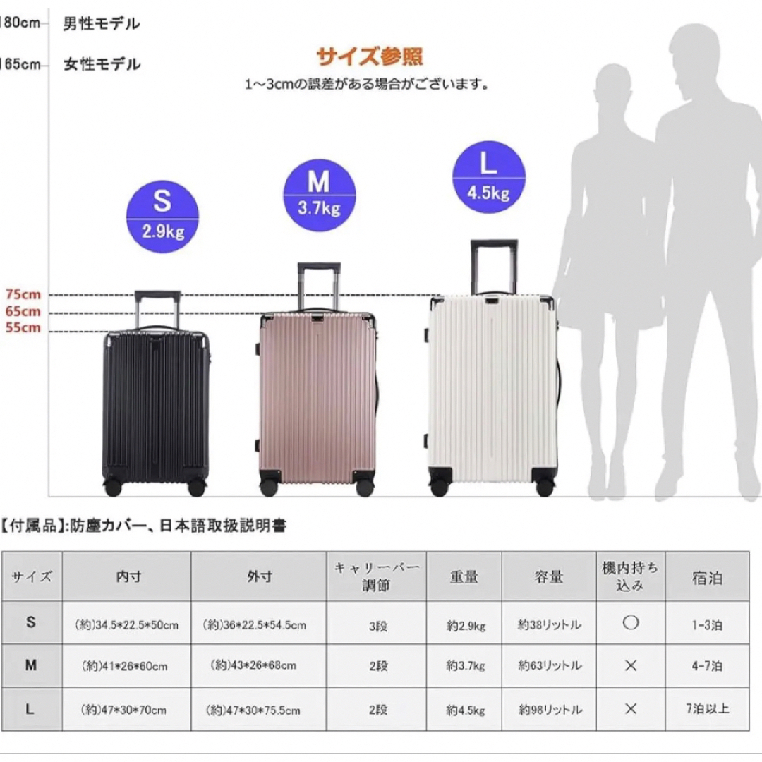 スーツケース 機内持ち込 超軽量  キャリーバッグ S 耐衝撃 TSAロック鍵付