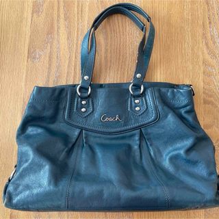 コーチ(COACH)のコーチ　バッグ　ブルーグリーン　ショルダー　2way A4(ハンドバッグ)