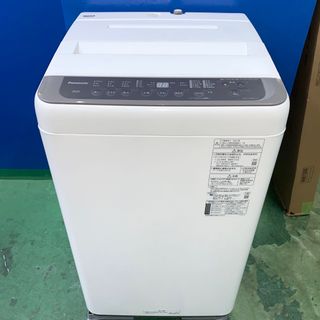 大阪市送料無料‼️洗濯機 2018年製 Panasonic 5Kg クリーニング済