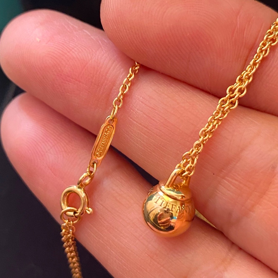 Tiffany & Co. - お値下げtiffanyハードウェアボールk18ネックレスの