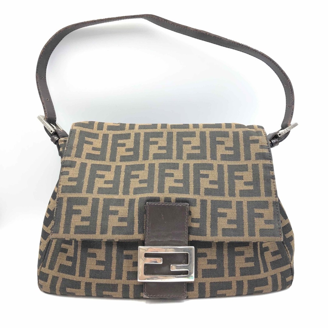 フェンディ FENDI ズッカ柄マンマバケット ハンドバッグ