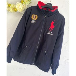 ポロラルフローレン(POLO RALPH LAUREN)のラルフローレン キッズ ブルゾン ジャンパー 中綿 ダウン 160 ネイビー(ジャケット/上着)