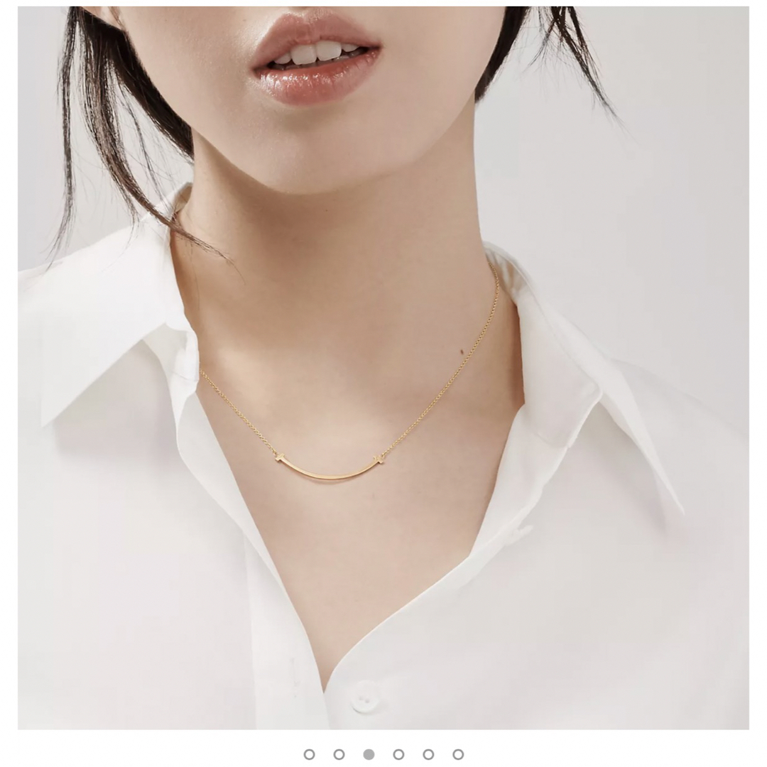 【新品】Tiffany スマイルペンダント スモール ティファニーT ネックレス