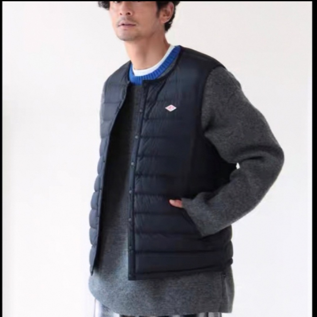 DANTON | クルーネック インナーダウンベスト MEN