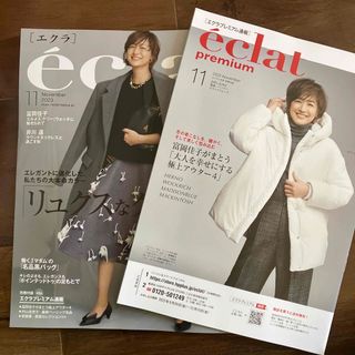 エクラ　11月号　雑誌のみ　付録なし(ファッション)